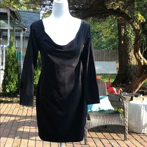 Express off-shoulder body dress